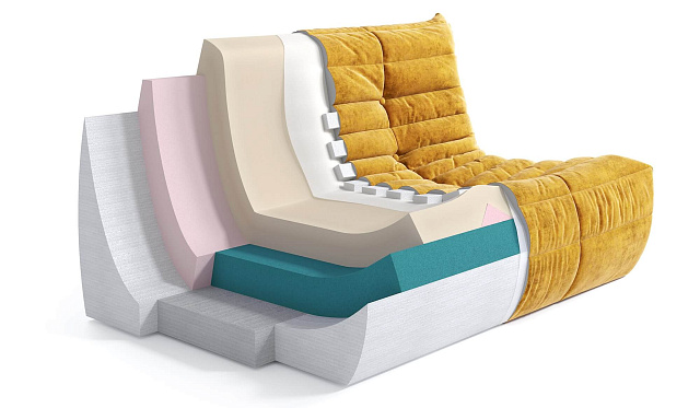 Надежный и бесшумный диван ДеФранс от Gliver 